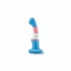 Blush Novelties Blush Avant Pride P2 True Blue Suction Cup Base Silicone Dildo