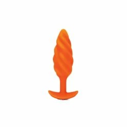 B-Vibe X Zoë Ligon Swirl Texture Vibrating Butt Plug