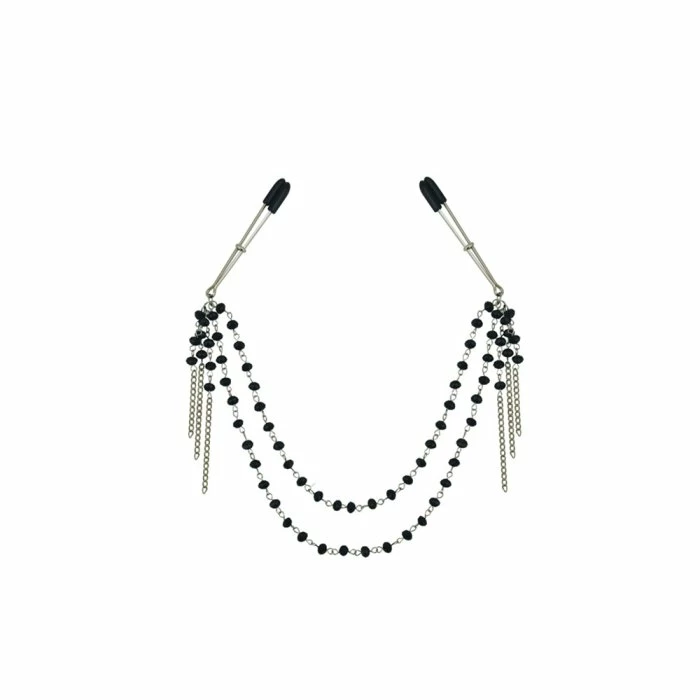 Sportsheets Sincerely Black Jeweled Nipple Clamps 3 Sportsheets Sincerely Black Jeweled Nipple Clamps