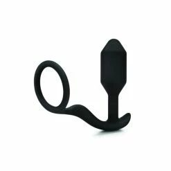 B-Vibe Snug & Tug Weighted Plug And Cock Ring