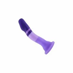 Blush Novelties Blush Avant D2 Purple Rain Suction Cup Base Silicone Dildo