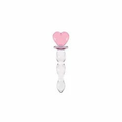 NS Novelties Crystal Heart Of Glass Dildo
