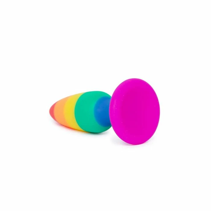 NS Novelties Colours Pride Edition Small Rainbow Pleasure Plug 4 NS Novelties Colours Pride Edition Small Rainbow Pleasure Plug - Image 2