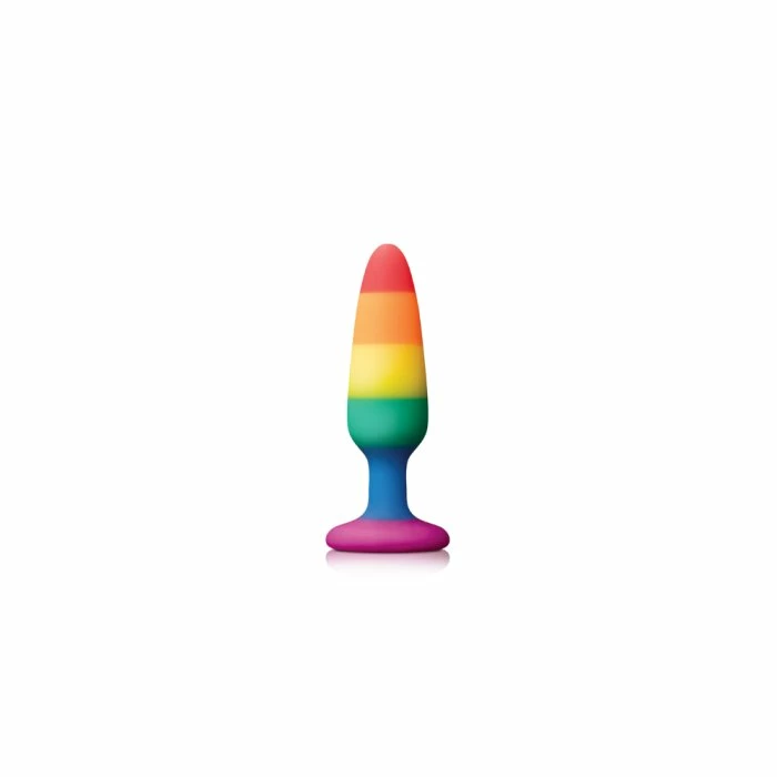 NS Novelties Colours Pride Edition Small Rainbow Pleasure Plug 6 NS Novelties Colours Pride Edition Small Rainbow Pleasure Plug - Image 4