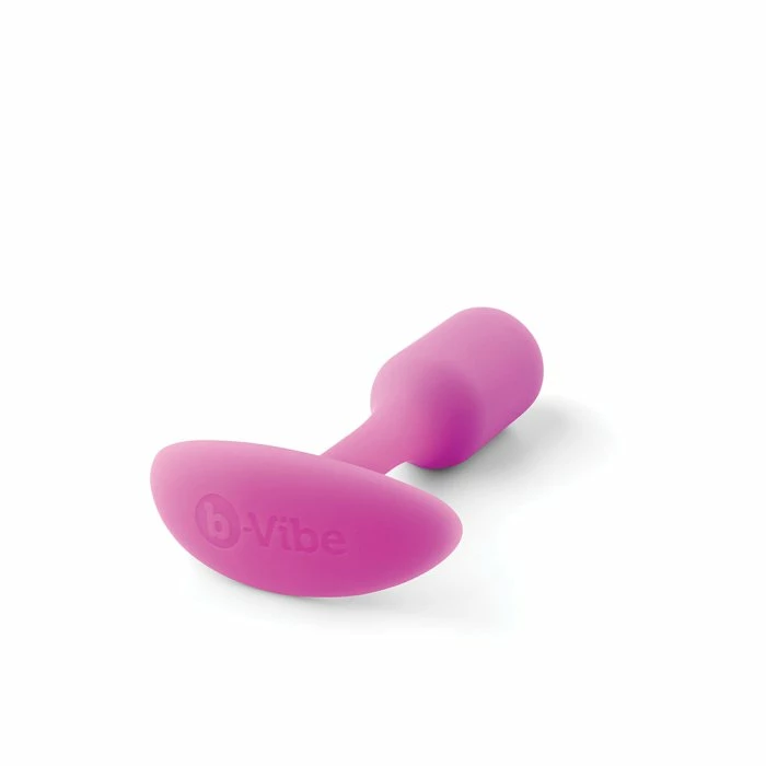 B-Vibe Snug Plug 1 Weighted Silicone Butt Plug 5 B-Vibe Snug Plug 1 Weighted Silicone Butt Plug - Image 3