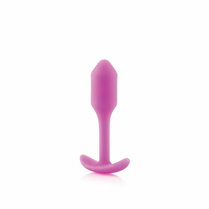 B-Vibe Snug Plug 1 Weighted Silicone Butt Plug 4 B-Vibe Snug Plug 1 Weighted Silicone Butt Plug - Image 2