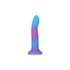 BMS Factory Addiction Rave Bendable Posable Glow In The Dark 8 Inch Suction Cup Dildo -Vibrators Sales Store addiction rave dildo main blue spectrum boutique 1