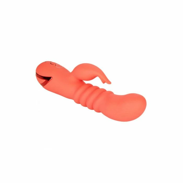 CalExotics California Dreaming Orange County Cutie Thrusting Rabbit Vibrator 7 CalExotics California Dreaming Orange County Cutie Thrusting Rabbit Vibrator - Image 5