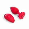 B-Vibe Medium Vibrating Heart Rechargeable Remote-Controlled Butt Plug With Heart-Shaped Jewel Base -Vibrators Sales Store b vibe medium vibrating heart 2 spectrum boutique