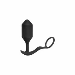 B-Vibe Vibrating XL Snug & Tug Weighted Plug And Ring -Vibrators Sales Store b vibe vibrating xl snug tug main spectrum boutique