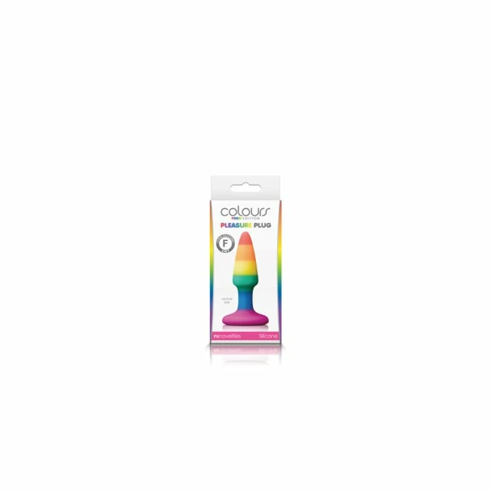 NS Novelties Colours Pride Edition Mini Rainbow Pleasure Plug 4 NS Novelties Colours Pride Edition Mini Rainbow Pleasure Plug - Image 2