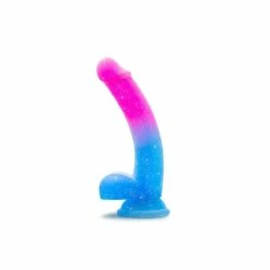 Blush Novelties Blush Avant Chasing Sunsets Suction Cup Base Glitter Ombre Silicone Dildo