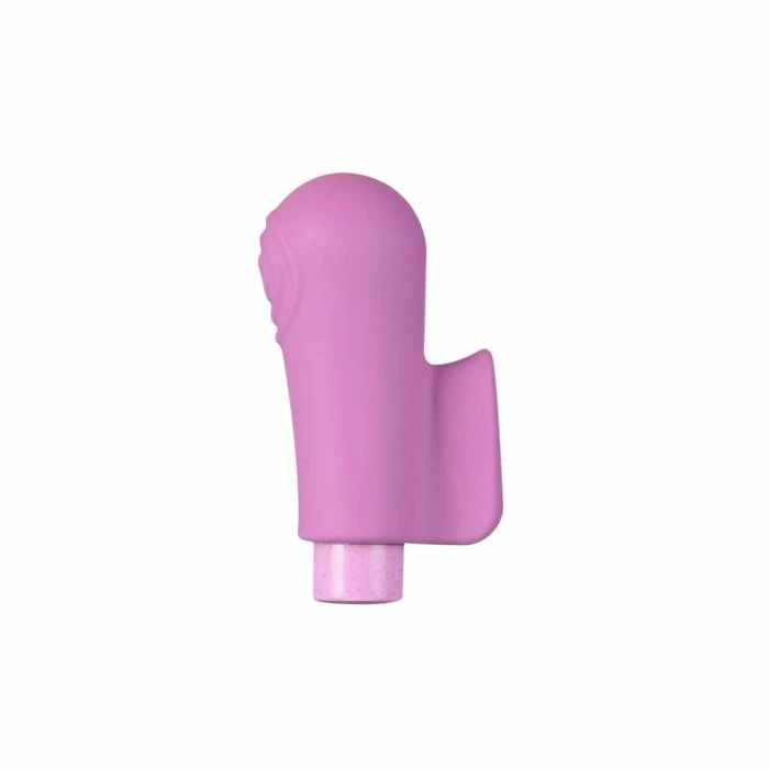 Blush Novelties Blush Gaia Eco Delight Rechargeable Bullet And Silicone Textured Finger Sleeve - Image 2