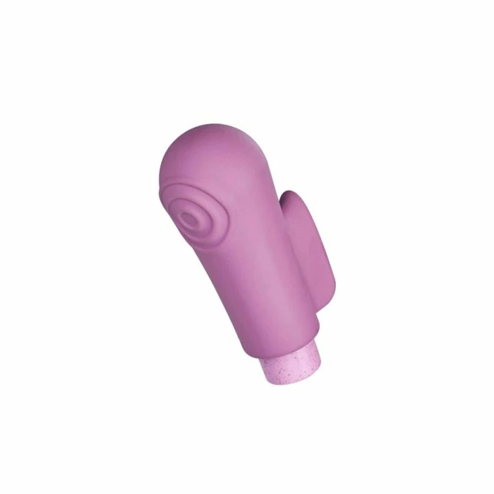 Blush Novelties Blush Gaia Eco Delight Rechargeable Bullet And Silicone Textured Finger Sleeve