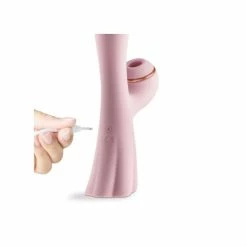 Blush Novelties Blush Lush Isabelle Rechargeable Silicone Air Pulse Dual Stimulation Rabbit Vibrator -Vibrators Sales Store blush lush isabelle 3 spectrum boutique