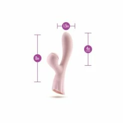 Blush Novelties Blush Lush Isabelle Rechargeable Silicone Air Pulse Dual Stimulation Rabbit Vibrator -Vibrators Sales Store blush lush isabelle 4 spectrum boutique