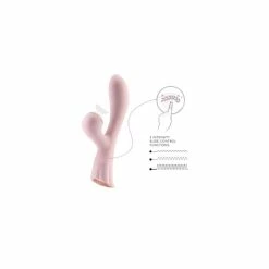 Blush Novelties Blush Lush Isabelle Rechargeable Silicone Air Pulse Dual Stimulation Rabbit Vibrator -Vibrators Sales Store blush lush isabelle 5 spectrum boutique