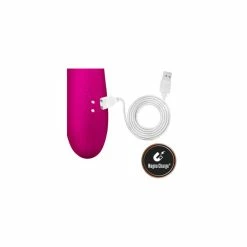 Blush Novelties Blush Lush Kira Thrusting Gyrating, Warming Rechargeable Silicone Rabbit -Vibrators Sales Store blush lush kira 3 spectrum boutique