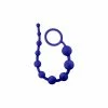 Blush Novelties Blush Luxe Silicone Anal Beads -Vibrators Sales Store blush luxe silicone anal beads main blue spectrum boutique 1
