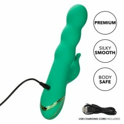 CalExotics California Dreaming Sonoma Satisfier Powerful Thrusting And Flickering Rechargeable Waterproof Rabbit -Vibrators Sales Store calexotics california dreaming sonoma satisfier 3 spectrum boutique