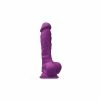 NS Novelties Colours Pleasures 7 Inch Silicone Suction Cup Dildo -Vibrators Sales Store colourspleasures7inchsiliconesuctioncupdildomainpurplespectrumboutique 1