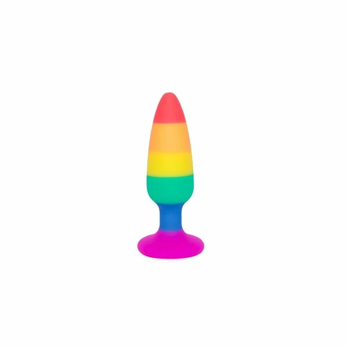 NS Novelties Colours Pride Edition Small Rainbow Pleasure Plug 3 NS Novelties Colours Pride Edition Small Rainbow Pleasure Plug