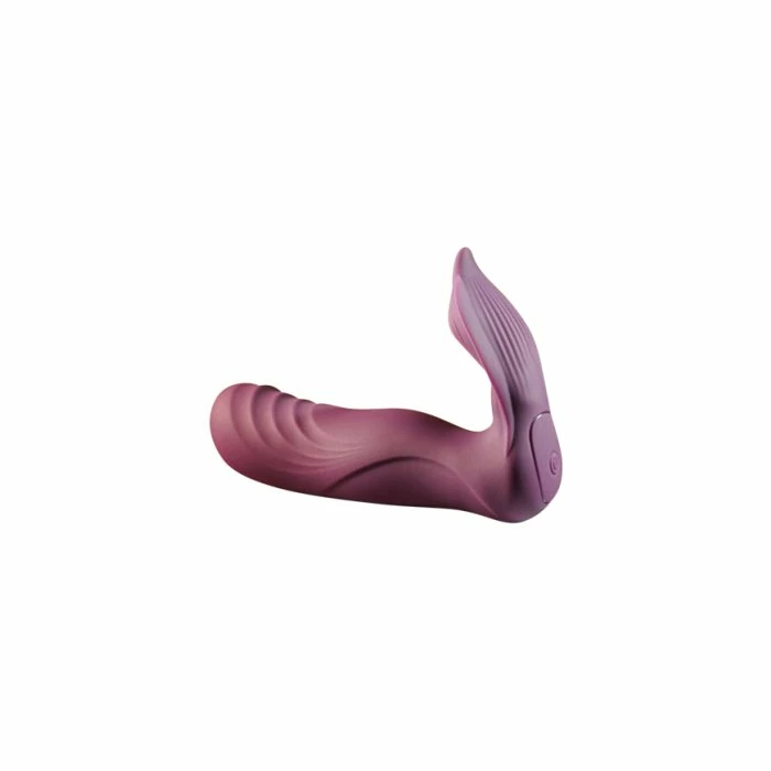 Evolved Novelties Gender X Velvet Hammer Powerful Remote-Controlled Thrusting Rechargeable Dual Vibrator