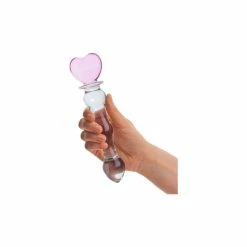 Electric Eel Glas 8" Sweetheart Glass Dildo -Vibrators Sales Store glas 8 sweetheart glass dildo 4 spectrum boutique copy