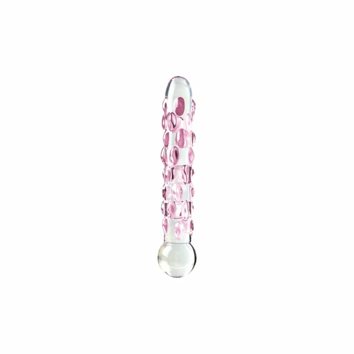 Pipedream Icicles No. 7 Textured Glass Dildo