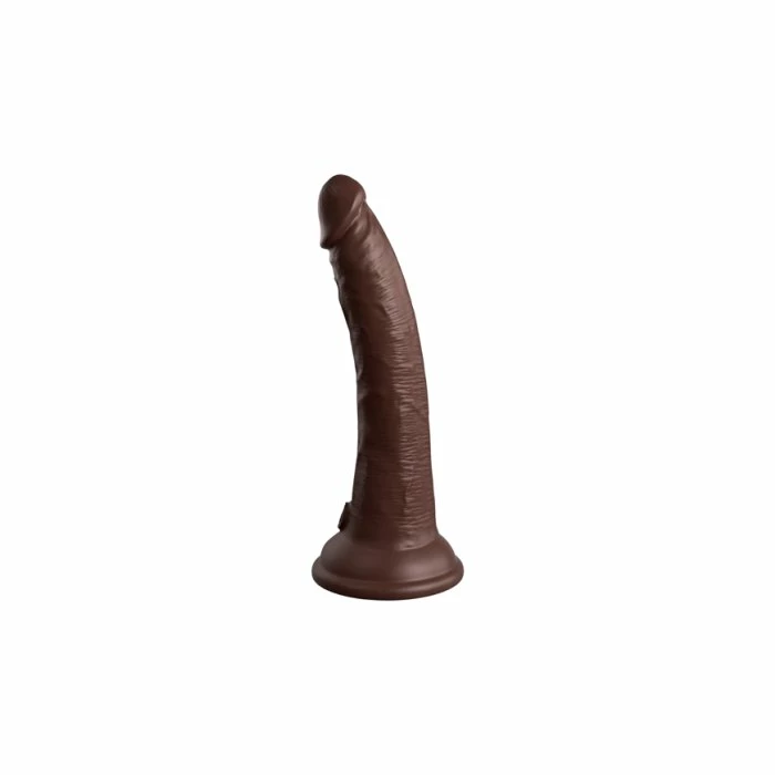 Pipedream King Cock Elite Hyper Realistic Silicone Suction Cup Dual-Density 7" Cock