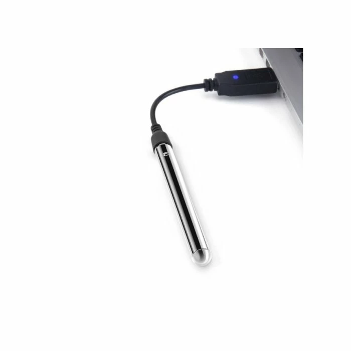 Le Wand Silver Vibrating Bullet Pendant Necklace - Image 4