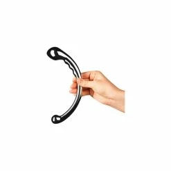 Le Wand Hoop Stainless Steel Curved Double Dildo -Vibrators Sales Store lewandhoopstainlesssteelcurveddoubledildo4spectrumboutique