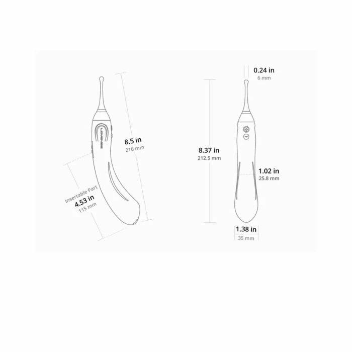 Lovense Hyphy Dual-End Clitoral And G-Spot Stimulator - Image 4