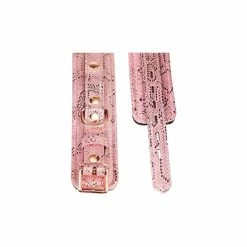 Spartacus Microfiber Snake Print Wrist Restraints -Vibrators Sales Store micro fiber snake print wrist restraints 3 spectrum boutique