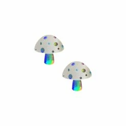 Neva Nude Holographic Mushroom Pasties