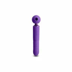 NS Novelties Revel Fae Rechargeable Triple-Function Silicone Thruster Air Pulse And Thumping Mini Wand Vibrator