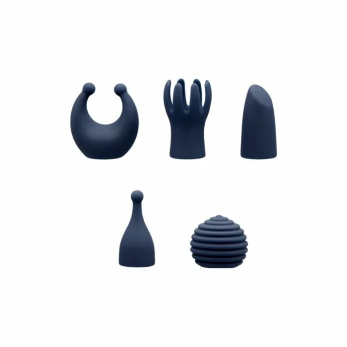 BMS Factory Pillow Talk Secrets Desires 6-Piece Interchangeable Silicone Mini Massager Set 4 BMS Factory Pillow Talk Secrets Desires 6-Piece Interchangeable Silicone Mini Massager Set - Image 2