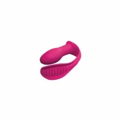 Pipedream 3Some Double Ecstasy Dual Stimulation Silicone Vibrator -Vibrators Sales Store pipedream threesome double ecstasy pink spectrum boutique 2