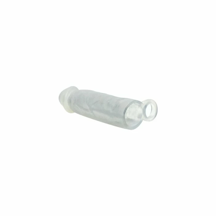 Boneyard Rascal Meaty Clear Stretchy Silicone Cock Extender With Ball Strap - Image 5