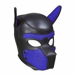 Shots Puppy Play Neoprene Puppy Hood With Detachable Muzzle