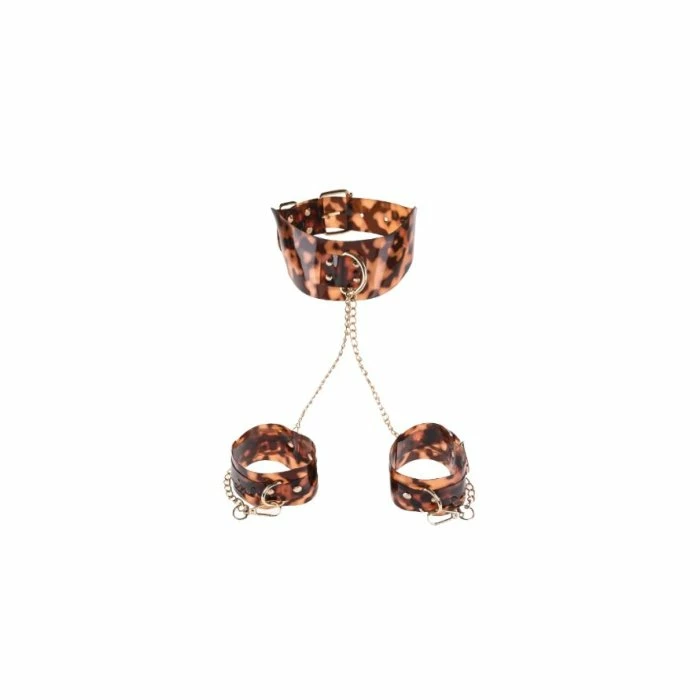 Sincerely, Sportsheets Amber Tortoiseshell Adjustable Collar & Wrist Restraints 3 Sincerely, Sportsheets Amber Tortoiseshell Adjustable Collar & Wrist Restraints