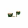 Spartacus Vegan Leather Wrist Cuffs With Plush Lining -Vibrators Sales Store spartacus vegan leather wrist cuffs with plush lining main green spectrum boutique 1