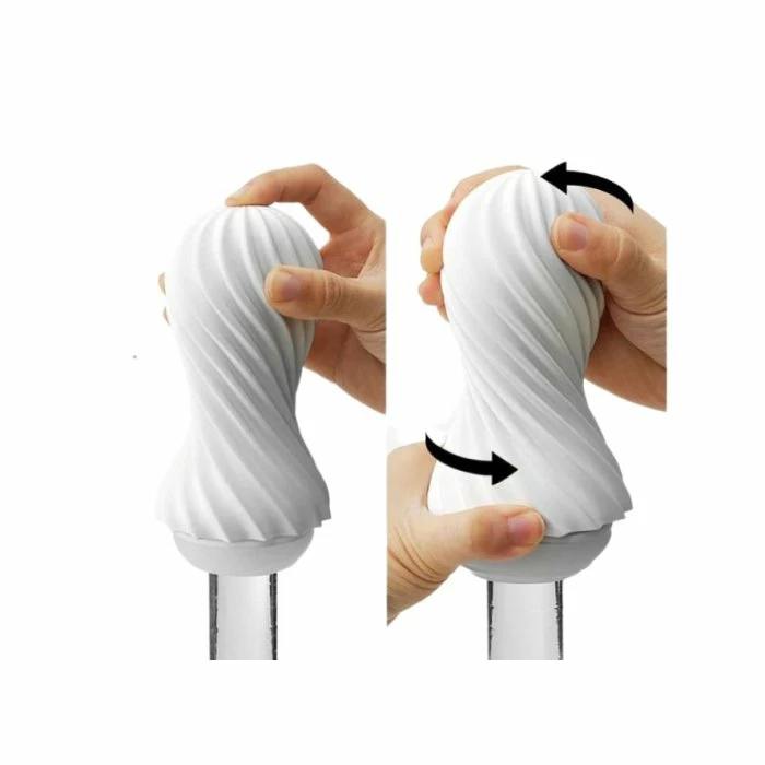 Tenga Flex Bubbly Blue Spiraling Reusable Stroker 5 Tenga Flex Bubbly Blue Spiraling Reusable Stroker - Image 3