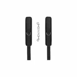 Shots Velvet & Velcro Adjustable Ankle BDSM Cuffs -Vibrators Sales Store velvet velcro adjustable handcuffs main spectrum boutique